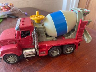 Driven by Battat cement mixer toy truck