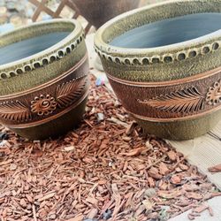 New Large Heavy Duty Mexican planters 2x110 Or $60  Each 