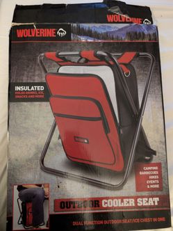 Wolverine Outdoor Cooler Seat Red/Black