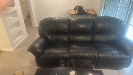 Leather couch (used)