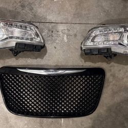 Chrysler 300 Headlights (OEM) and Grille