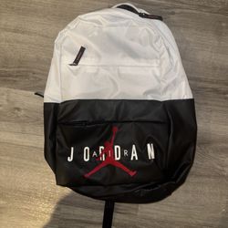 Nike Air Jordan Backpack White Black