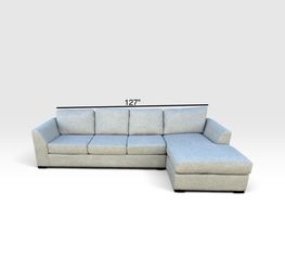 Beautiful Gray Sofa Sectional Couch + Free Delivery