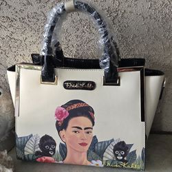 Frida Kahlo Purse / Handbag and Wallet Set