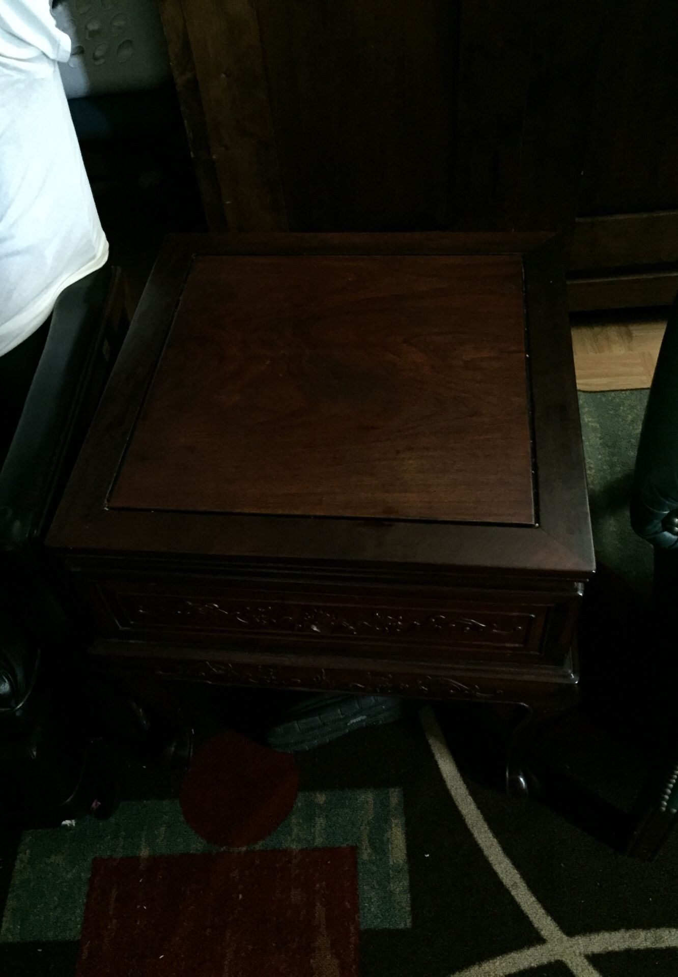Furniture... made all wood two night tables and two chairs