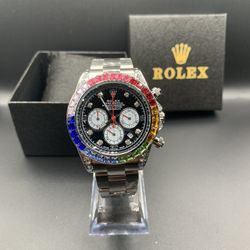 Daytona Watch Iced Rainbow *Box+Vid Included*