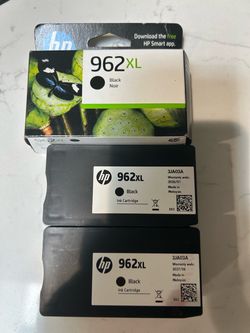 HP 962XL Black Ink Cartridges – Lot of 3