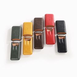Spanish Nobuk LEATHER 3  CASE