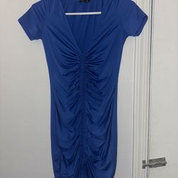 Fashion Nova Elegant Blue Dress