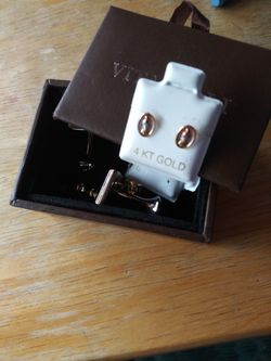 Gold Virgin Mary Earrings 14k Gold