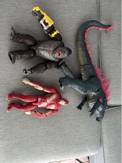 King Kong and Godzilla toys in good condition