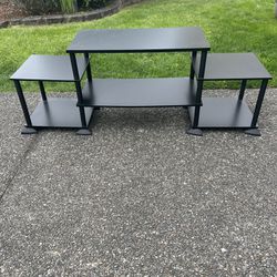 Black Tv Stand/Coffee Table    MUST PICK UP