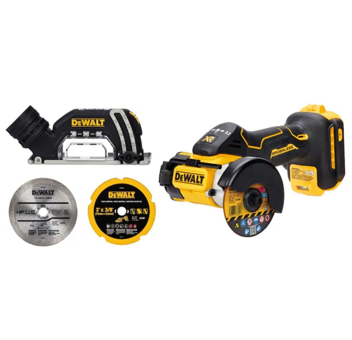 Dewalt XR 3-in 20-volt max Trigger Switch Brushless Cordless Cut-off tool Model DCS438B
