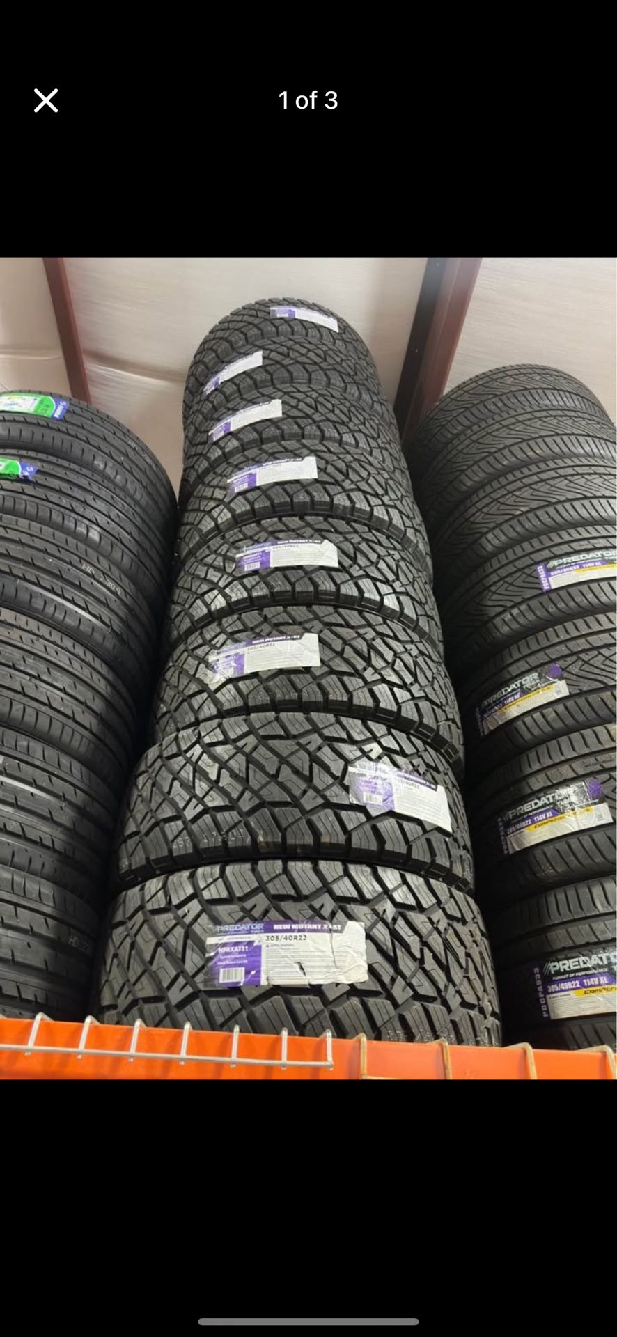 305/40/22 Predator New Mutant X-AT 114H Tires