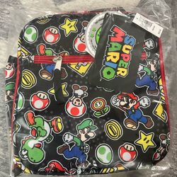 Super mario lunch bag