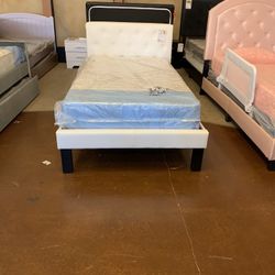 White Twin Bed Frame 