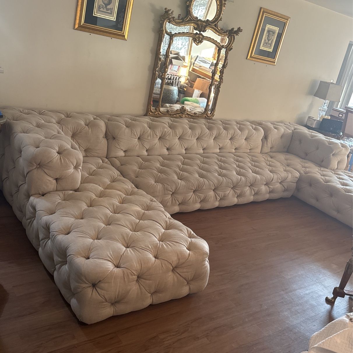 RESTORATION HARDWARE COUCH 15ft