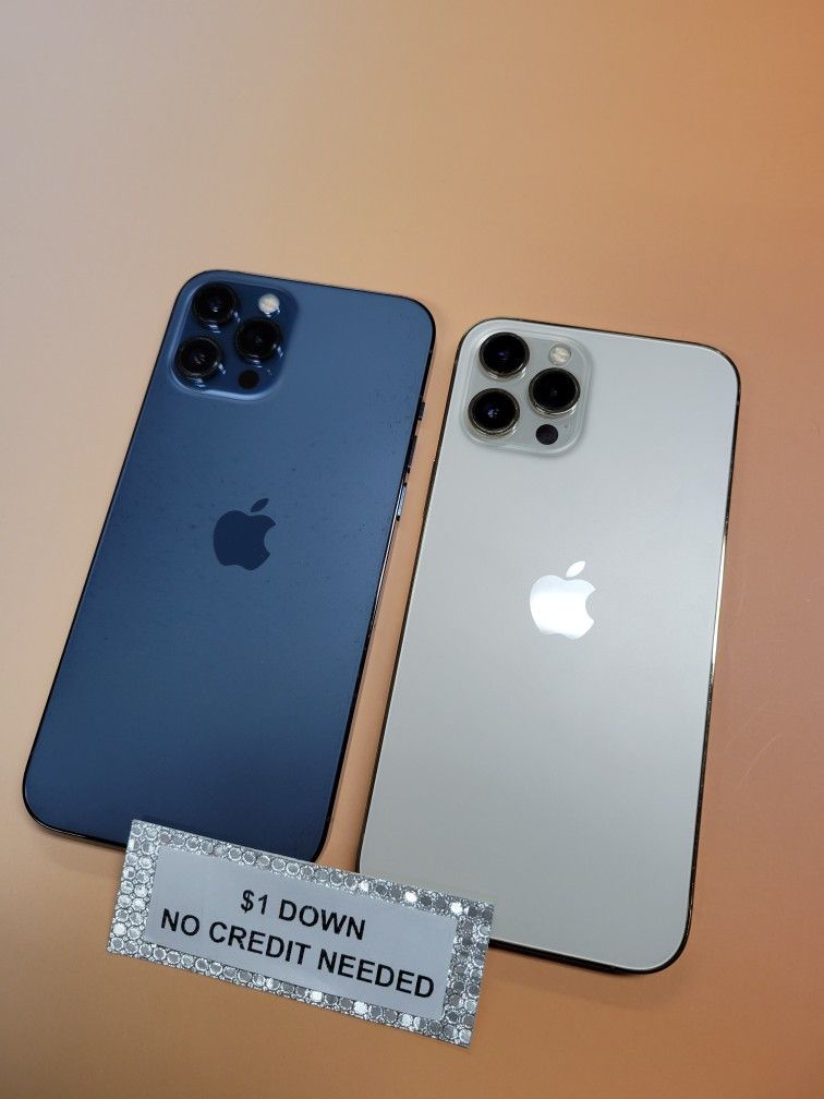 Apple IPhone 12 Pro Max 5G - Only $1 Today Pay The Rest Later!