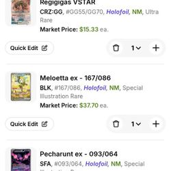 Pokemon Card Singles 