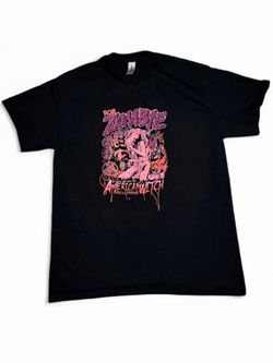 Y2K Rob Zombie American Witch Tee Band t shirt band merch 2000s horror