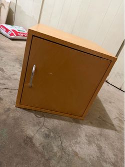 Modular Wood Cube Storage Cabinet with Door