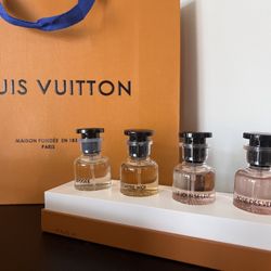 🔥Big Deal dont miss up!!! LV perfume gift set, 4 Bottles, Brand New With Box And Bag, Original