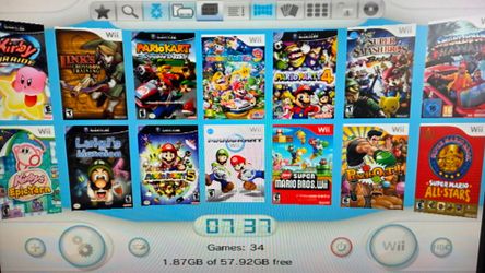 Wii with 5000 retro games