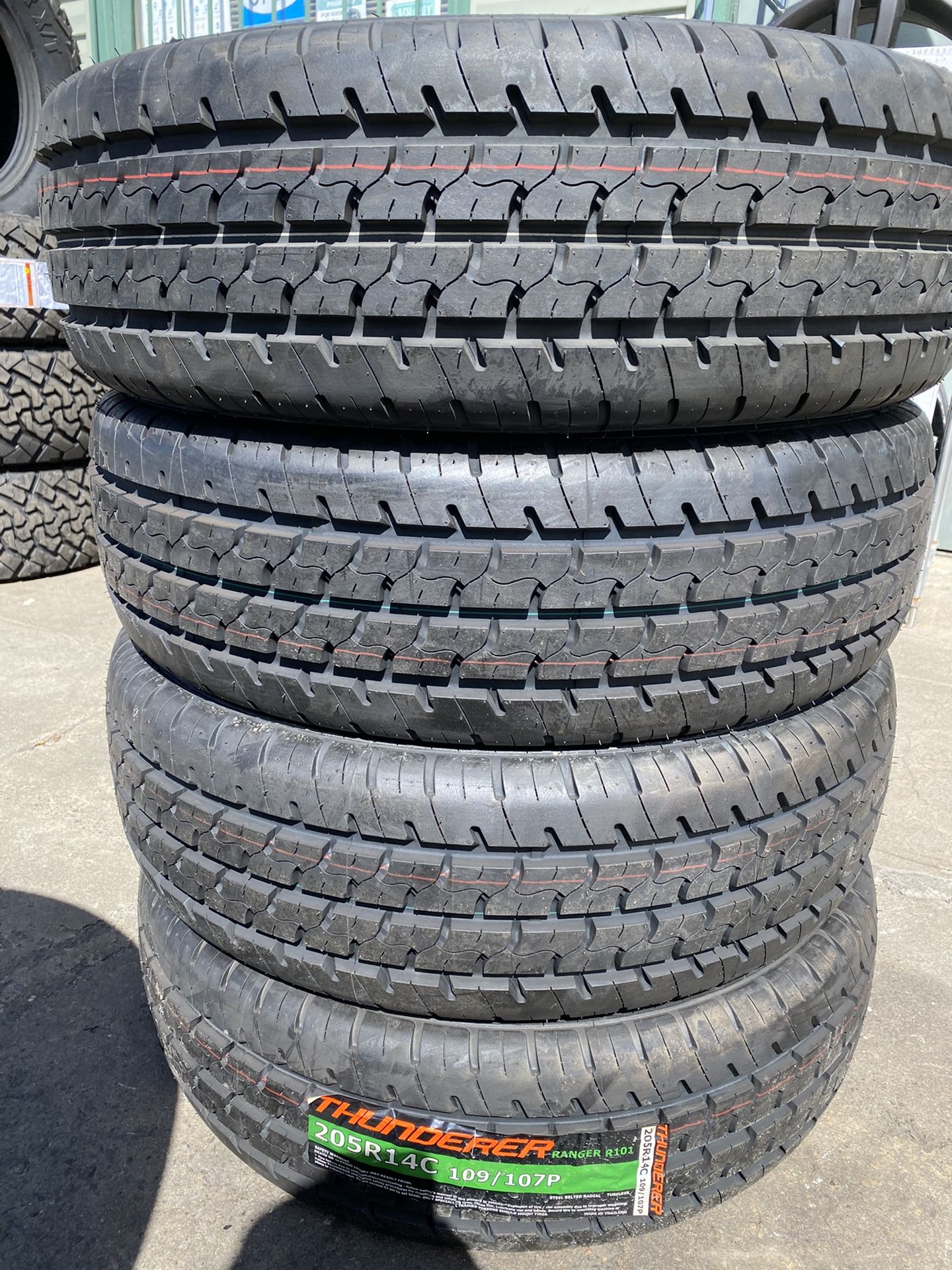 27x8.5R14 8 Ply 4 New Tires