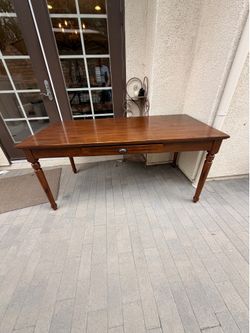100% wood Desk and credenza pottery barn