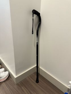 Medline adjustable offset handle walking cane