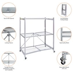 Origami Shelving Unit - No assembly, compacts down.