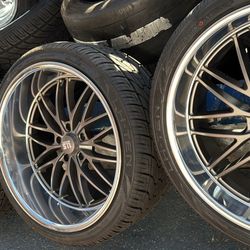 WHEELS US MAGS 22” STAGGERED C10 OBS 