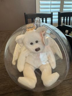 Rare Halo Beanie Baby with Brown nose with case 9.00