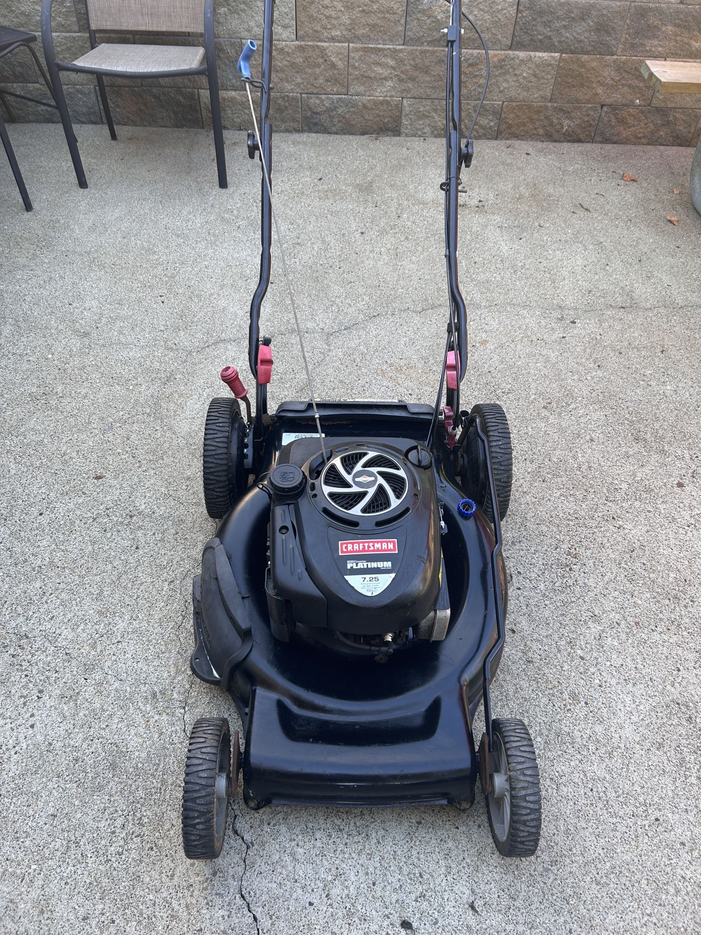 Craftsman self propelled mower(No Bag)