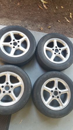 4 wheels 15"