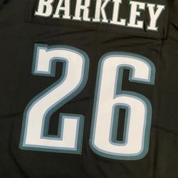Black Philadelphia Eagles Saquon Barkley jersey 