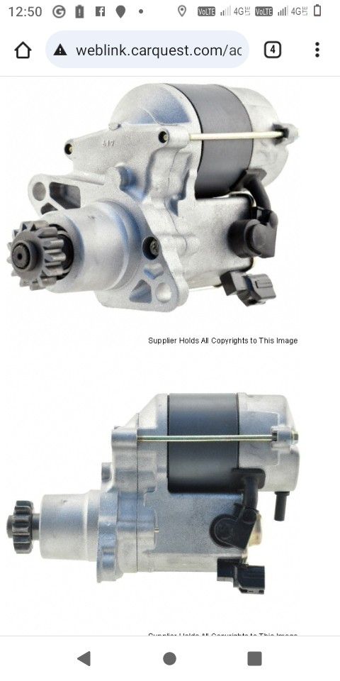 Brand New Starter 160 Or Better Offer 