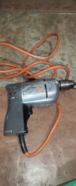 Black & Decker Dril 3/8 standard duty Dril used
