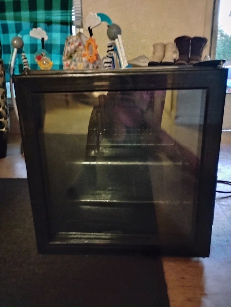 Black Mini Refrigerator