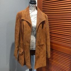 Vintage Lane Bryant Leather Jacket**Great Project Coat 