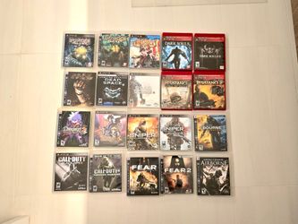 Lot of 62 PlayStation 3 (PS3) Games