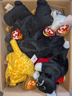 10+ RARE 4th Gen Ty Beanie Babies Lot