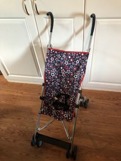 Red white and blue stars umbrella stroller
