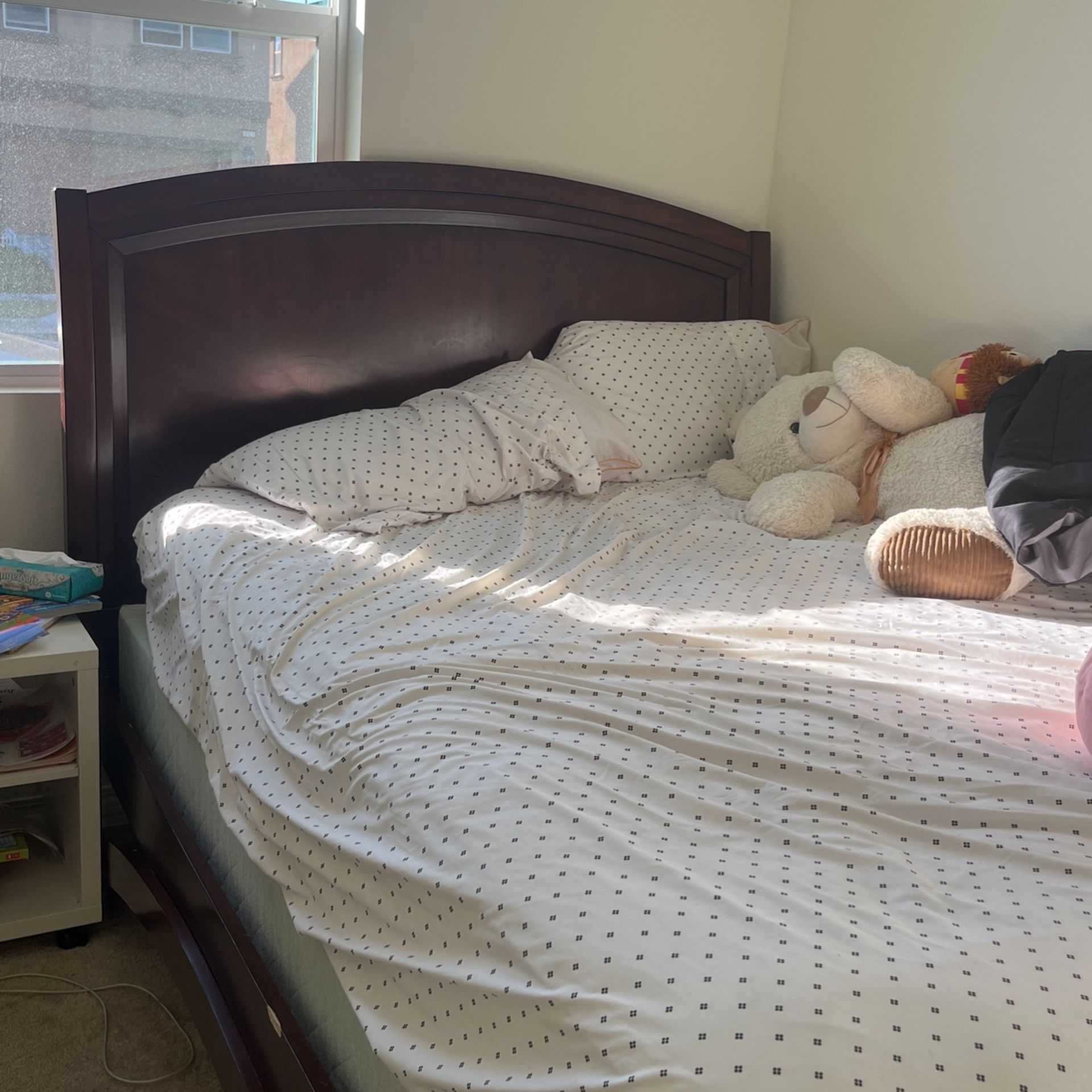 Queen Bed Frame Solid Wood