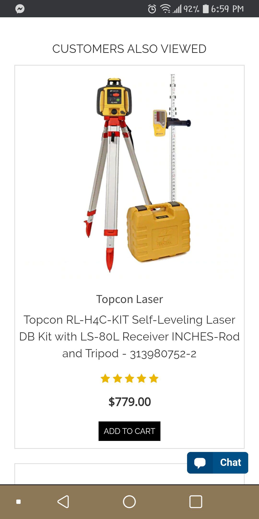 TopCon Self Leveling Laser