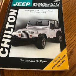 Jeep Wrangler Chilton Manual 