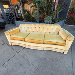 Beautiful Vintage velvet sofa