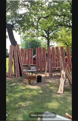 8ft Cedar Wood Slabs $50 each Today 1" Thick