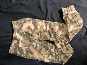 Kids army print joggers  7/8 size