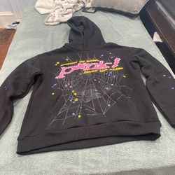 Pink! Hoodie And Sp5der Hoodie 